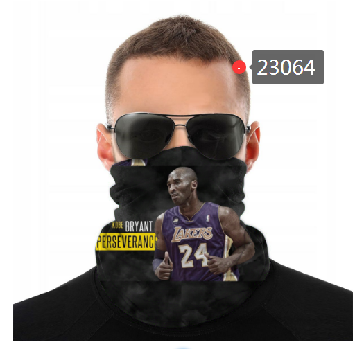NBA 2021 Los Angeles Lakers #24 kobe bryant 23064 Dust mask with filter->nba dust mask->Sports Accessory